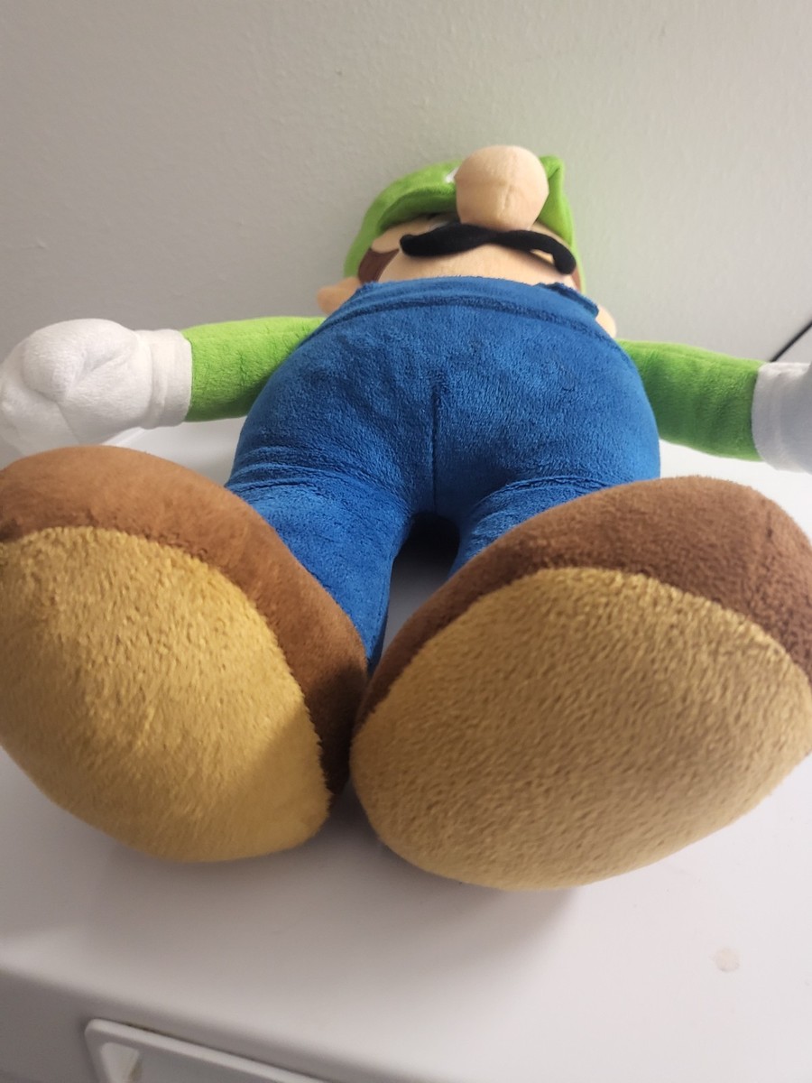Nintendo Super Mario 20” Jumbo Stuffed Plush Luigi 192995427495| eBay