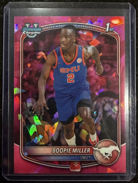 Boopie Miller Padparadscha 1/1 - NBA 1st Bowman Topps Chrome Sapphire - #BCP-72