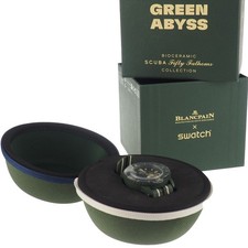 Blaincpain x Swatch Fifty Fathoms Green Abyss Neu & OVP + Echtheitszertifikat