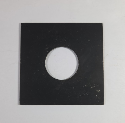 4" X 4" Metal Lens Board, fits 1 1/2" lens