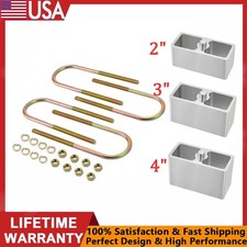2 3 4drop With U-bolts Hardwareleaf Spring Lowering Blocks Universal Kit