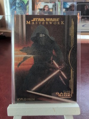 Kylo Ren 07/10 Wood The Dark Side DS-5 2019 Masterwork Topps Star Wars