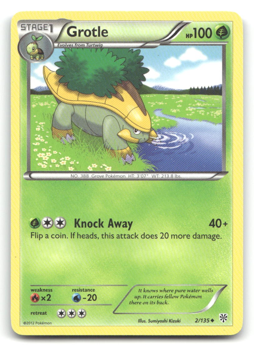 Grotle Plasma Storm 2/135 LP Pokemon