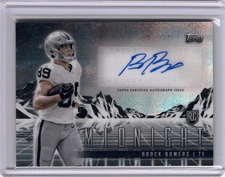 Brock Bowers # Moon Beam Rookie Horizon Auto 2024 Topps Midnight