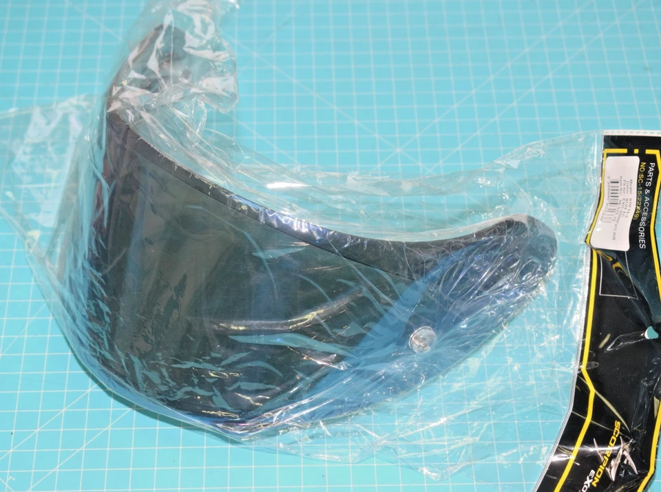 visière écran SCORPION "iridium BLEU " pour casque EXO-510/710 /1200/2000 air - Photo 1/1