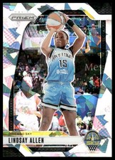 Lindsay Allen 2024 Panini Prizm WNBA #107 Ice Prizms Chicago Sky
