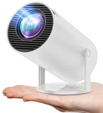 ARTSEA Projector 4K 1080P Support, Mini Projector Smart for Music, movies NEW  