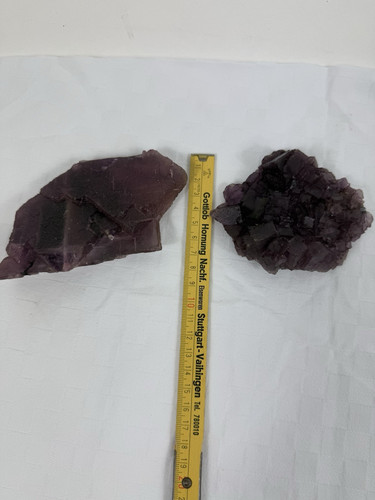 Fluorit Mineralstein Halbedelstein Mineral Kristall Cluster Nebraska USA - Bild 8 von 10