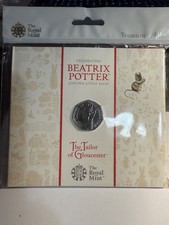 2018 Tailor of Gloucester 50p pence Brilliant Uncirculated Sealed Pack
