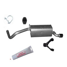 Endschalldämpfer  + Montagezubehör Gummi Schelle fur Audi A1 VW Polo 1.2TFSi Neu
