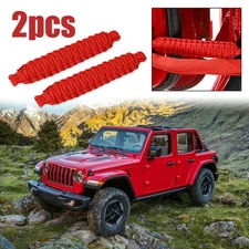 2Pcs Car Door Limiting Strap Rope Red for Jeep Wrangler YJ CJ TJ JK Accessories