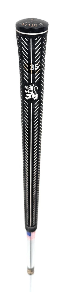 Slotline Tourweight Grooveless 惯性切碎机钢杆 34.5 英寸右手高尔夫球杆 — 第 3/4 张图片