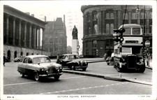 Birmingham England Victoria Square Tuck c1950s-60s Real Photo Vintage Postcard