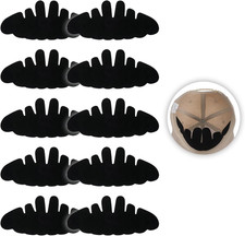 10-Pack Flexible Hat Shaper Inserts & Sweat Liner Protectors for Baseball Caps a