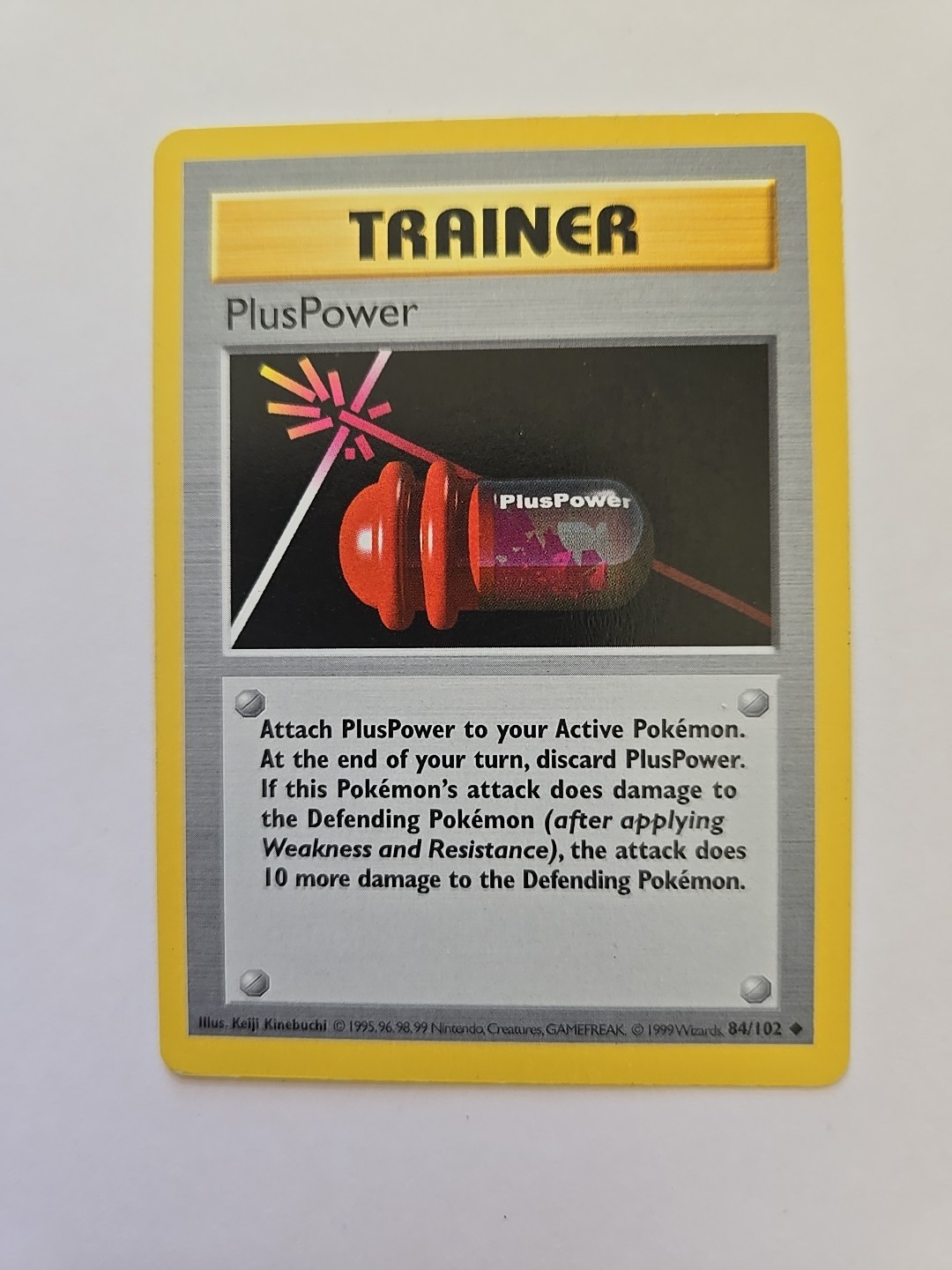 Pokemon Card - PlusPower Base Set (Shadowless) 84/102 1st Edition
