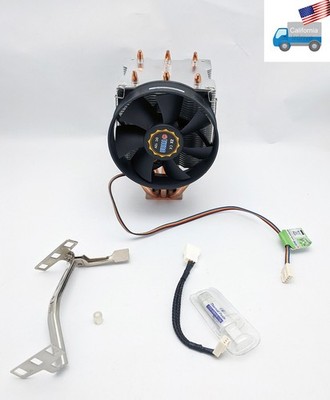 Titan Copper Heatpipe  AMD K8 AM2/AM2+/AM3 4pin CPU Cooler Fan TTC-NK35TZ/RPW/V3