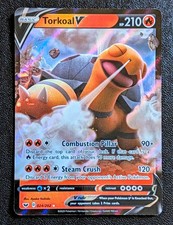 Pokémon TCG Torkoal V 024/202 Sword & Shield Holo Ultra Rare Basic English 2020
