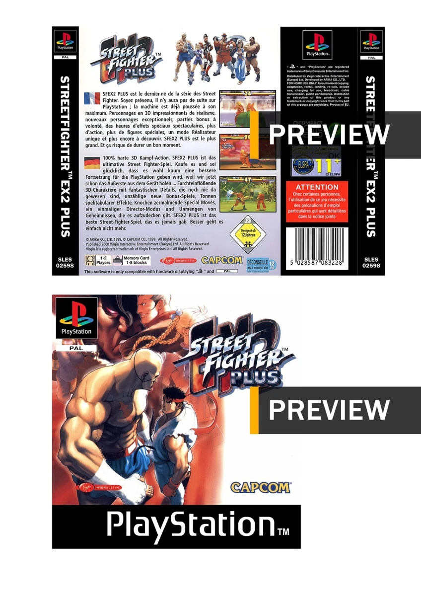 Reproduction Sony PlayStation 1 Manuals, Inserts & Box Art for
