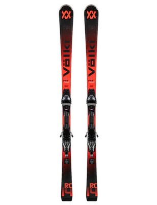 Neue Riesenslalom-Ski VÖLKL RACETIGER RC black + Skibindung MARKER RMOTION 12 GW