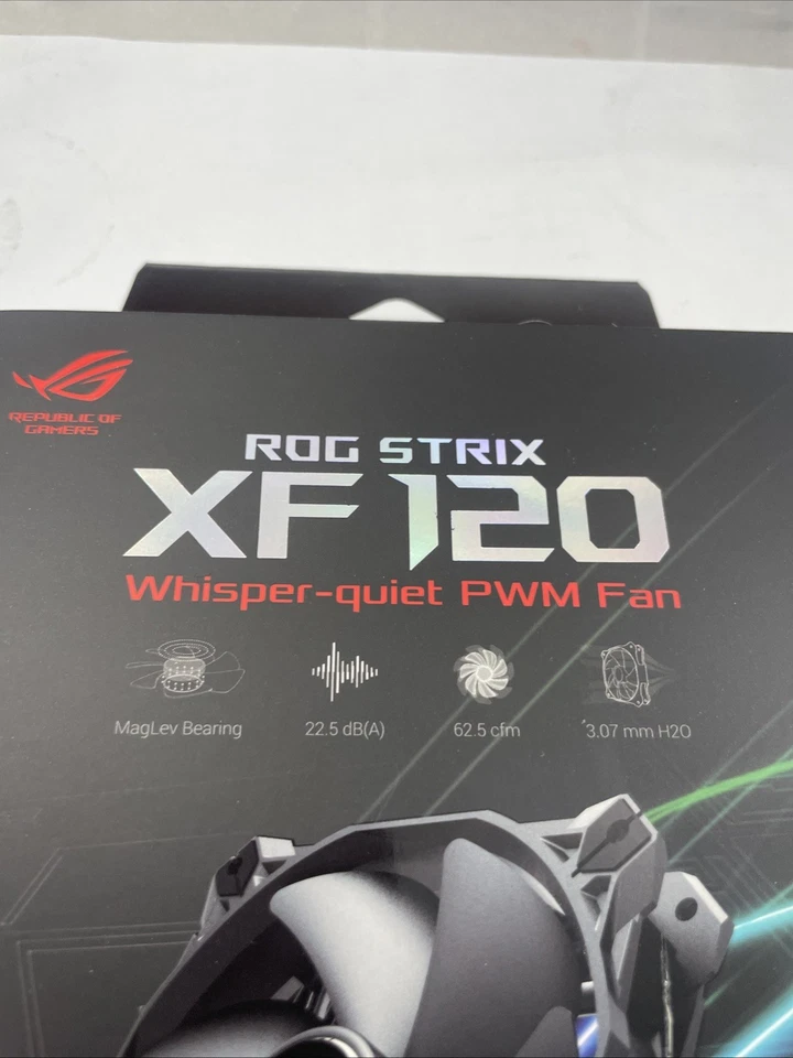 ASUS ROG Strix XF120 Whisper Quiet 4-pin PWM Fan Mag-Lev 1800RPM - Image 3 of 4