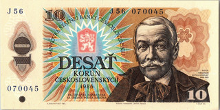 Czechoslovakia 10 Korun 1986 UNC Banknote