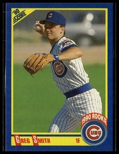 Greg Smith *ROOKIE CARD* (RC) 1990 Score #614. rookie card picture