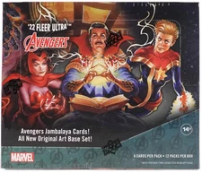 2022 UPPER DECK MARVEL FLEER ULTRA AVENGERS HOBBY BOX NEW SEALED