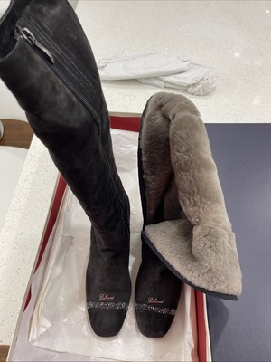 Authentic NIB $1,900 Fabiani Italian Designer Boots New Collection Italy Sz-US 9