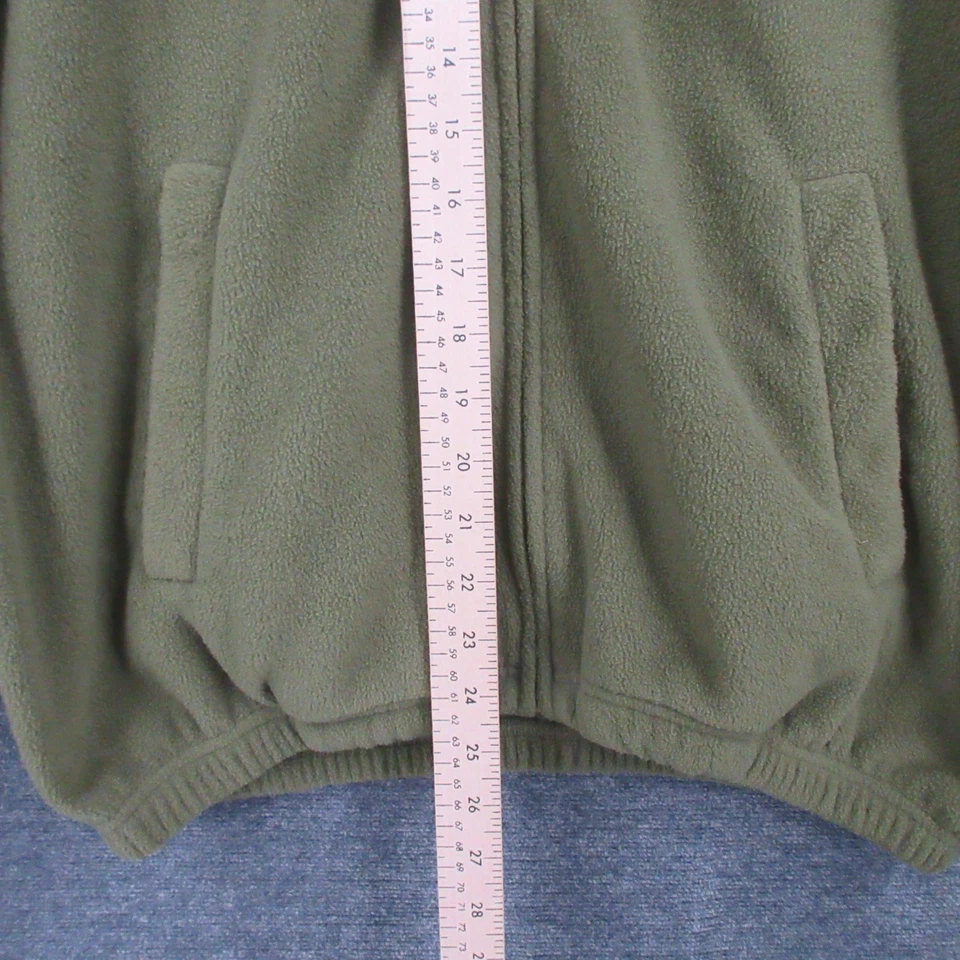 Chaqueta Cross Creek De Colección Para Mujer M Verde Polar Cremallera Completa Cuello Manga Larga Foto 4 de 4