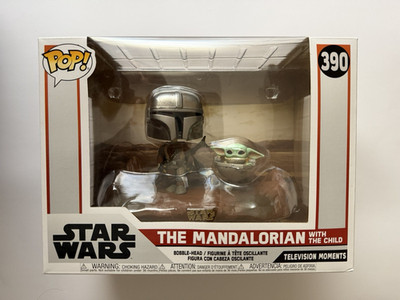 Funko Pop #390 The Mandalorian with the child 6'' Star Wars Nuevo Baby Yoda
