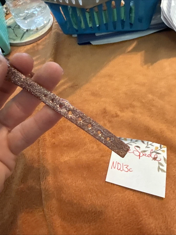 Diseñador Kate Spade Rosa Brillo Correa Ajustable Deporte Vieira Rastreador de Actividad Foto 4 de 4