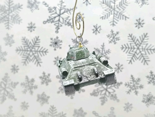 WW2 Soviet T34 Tank 8th Army Battle for Stalingrad War Custom Christmas Ornament - Picture 6 of 8