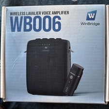 WinBridge WB006 Wireless Lavalier Voice Amplifier 15W 2.4G Rechargeable Mic Set