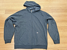 Dickies XLT Hooded Gray Sweatshirt Zip Front