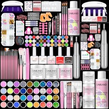 SAVILAND Acrylic Nail Kit with Drill: Professional Acrylic Nail Set for Beginner