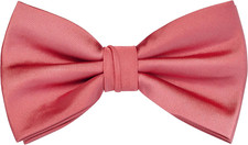 Mens Solid Color Adjustable Pre-tied Bow Tie for Men Party Wedding