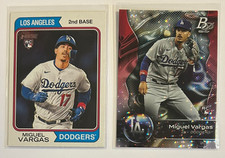 Miguel Vargas 2023 Bowman Platinum Ice Parallel RC #62