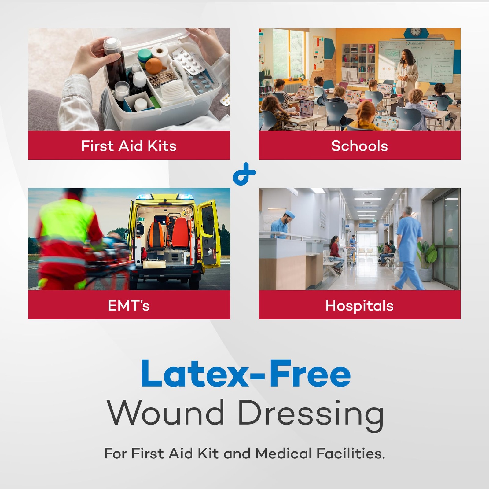 Dealmed ABD Combine Pads 5"x9" - Sterile, Individually Wrapped, 400-Pack