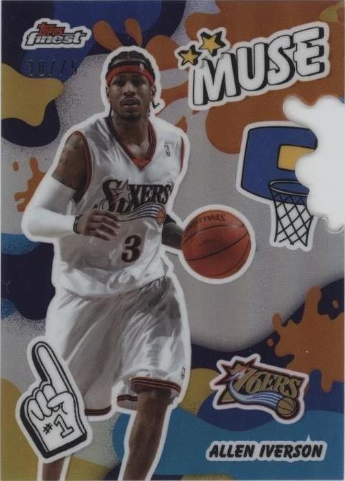 2025-26 Topps Finest - Muse Allen Iverson #M-1 Die-Cut Refractor