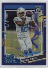 2023 Panini Donruss Optic Rated Rookie Purple Prizm 30/50 Derius Davis #264 1c47