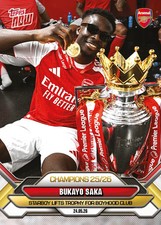 Bukayo Saka   2025-26 Arsenal FC Topps NOW #4