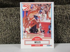 1990 Fleer Basketball Card, Kevin Willis, Atlanta Hawks, #7