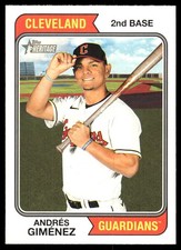Andrés Giménez 2023 Topps Heritage #361 Guardians MLB READ FREE SHIPPING