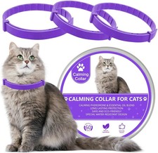 Wustentre 3 Pack Calming Collar for Cats, Cat Calming Collars, Cat Pheromones Ca