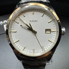 Rado R32184123 Men's HyperChrome Silver Dial 40mm $1000 MSRP