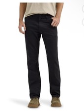 Wrangler Men's 40X32 Black Outdoor Straight Fit All Terrain Cargo Pants