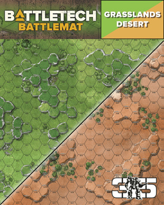 BattleTech: Battlemat   Desert / Grasslands: English edition (2020) [Accessoire]