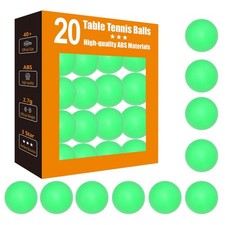 Colored Ping Pong Balls: 3 Star 40mm Table Tennis Balls for Outdoor Training ...