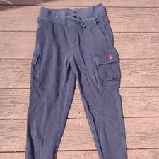 Polo Ralph Lauren Kids Waffle-Knit Cotton Cargo Jogger Pants Medium 10/12