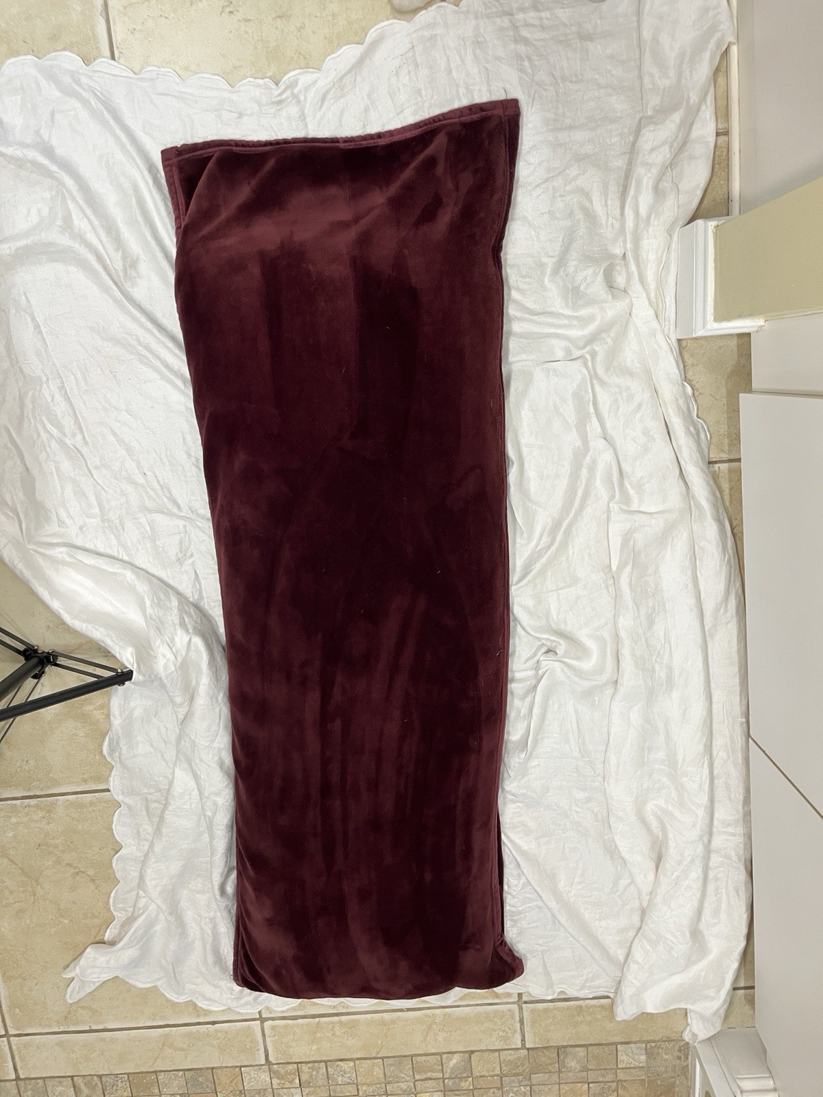 UGG Purple XL Body Pillow Plush Soft Velour